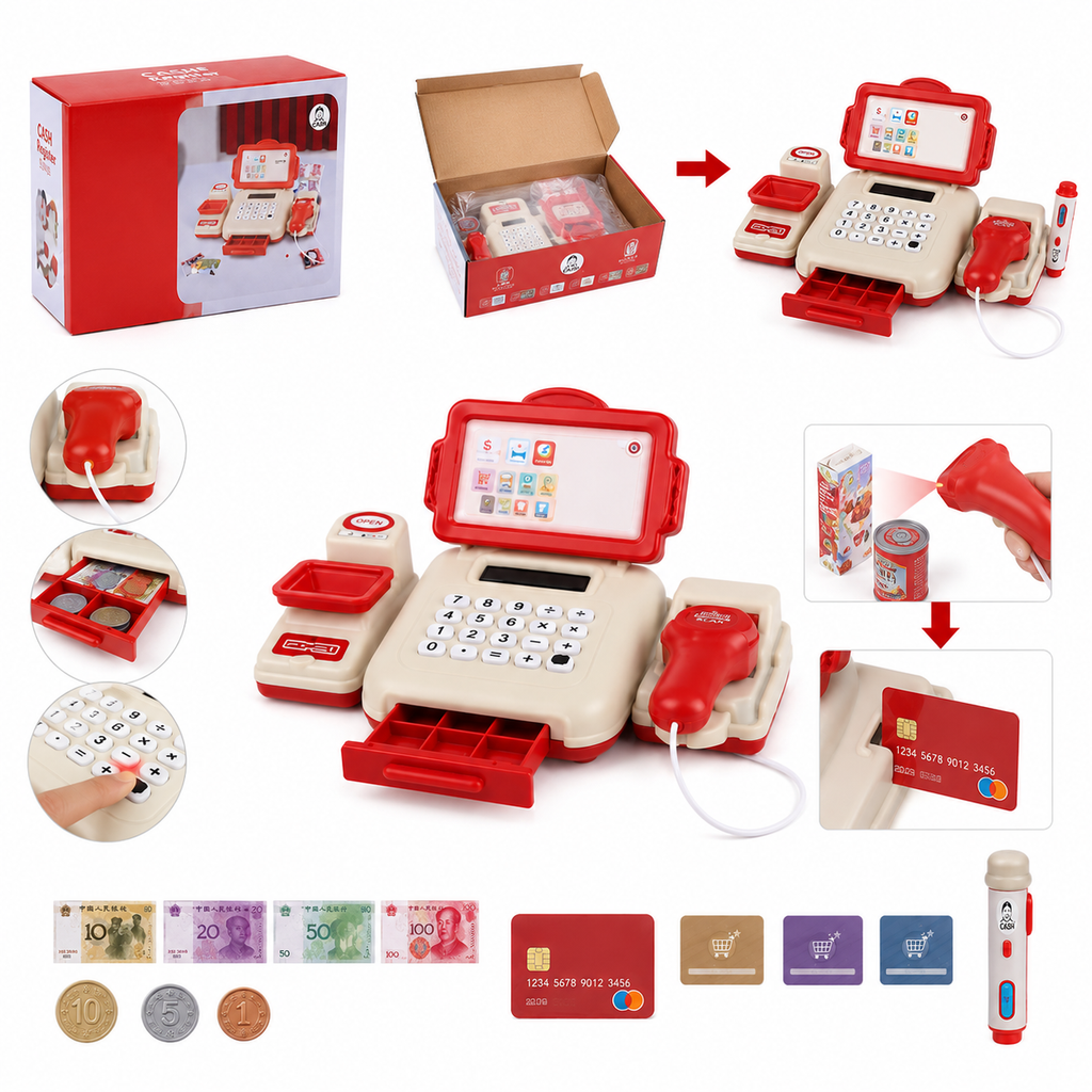 Toy Cash Register Playset