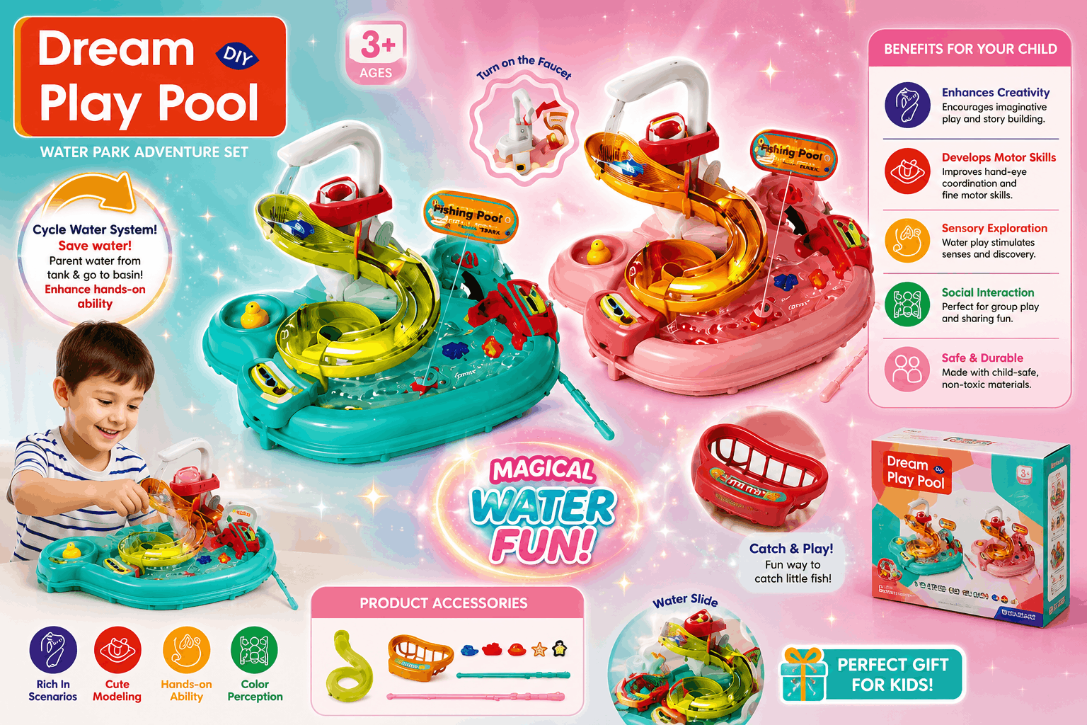 Dream Play Pool Water Park Set