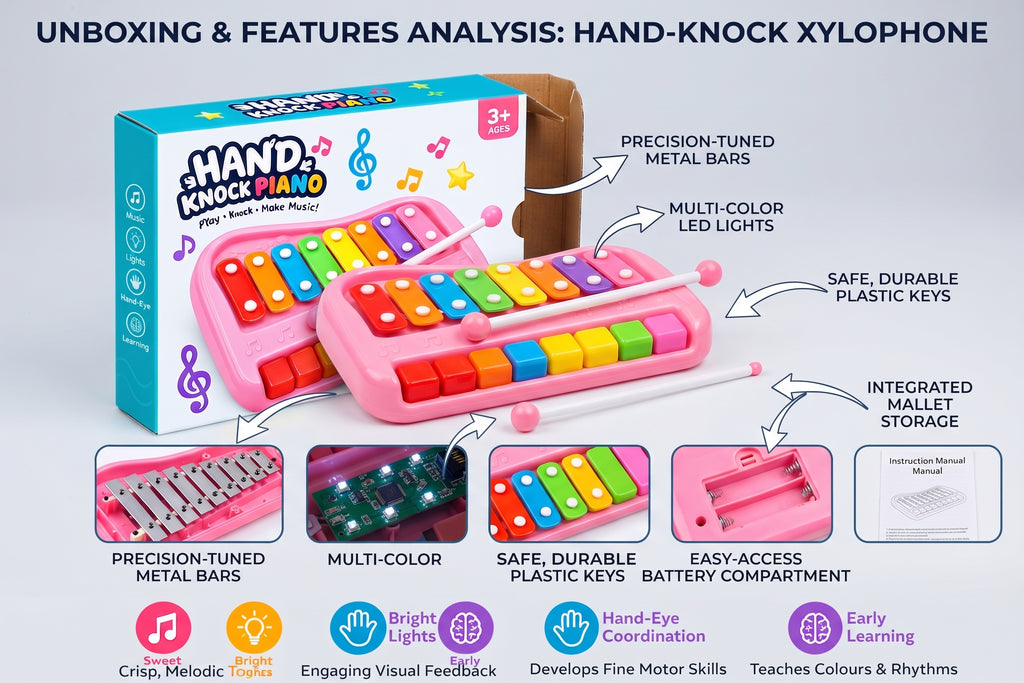Kids Hand-Knock Xylophone & Piano
