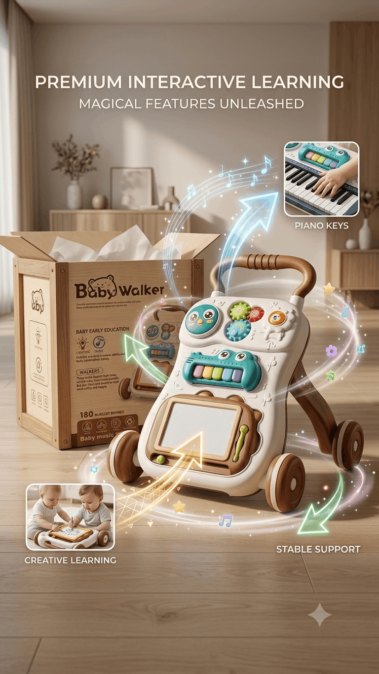 Baby Music Walker 3-in-1 Musical Activity
