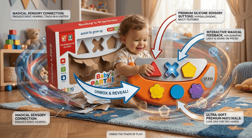Baby’s Partner Magical Sensory Shape Sorting Activity Toy for Kids