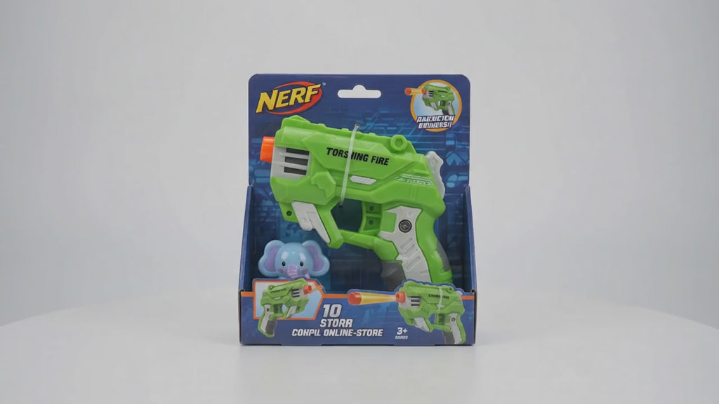 Raging Fire Toy Blaster – Safe Foam Dart Shooter Playset with Colorful Design